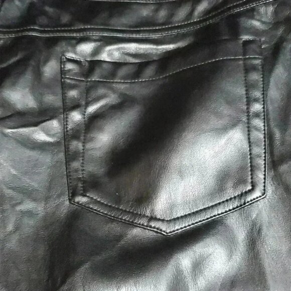 F21 faux leather shorts with fringe - Picture 9 of 14